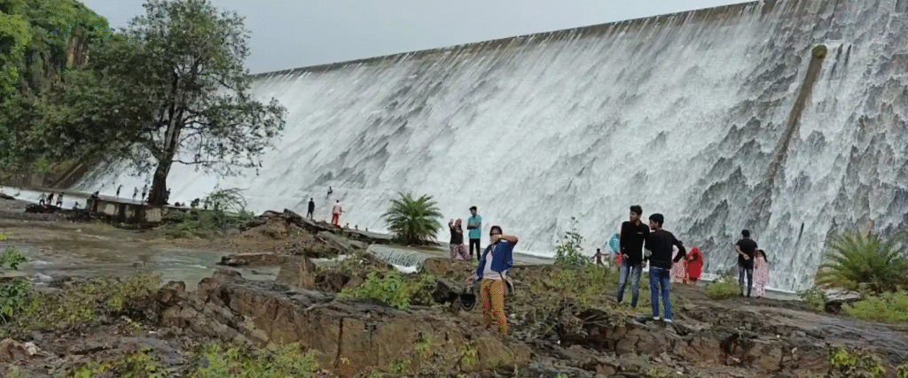 tidi dam in monsoon season