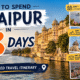 Tourists exploring City Palace and Lake Pichola during a 3-day Udaipur travel itinerary.