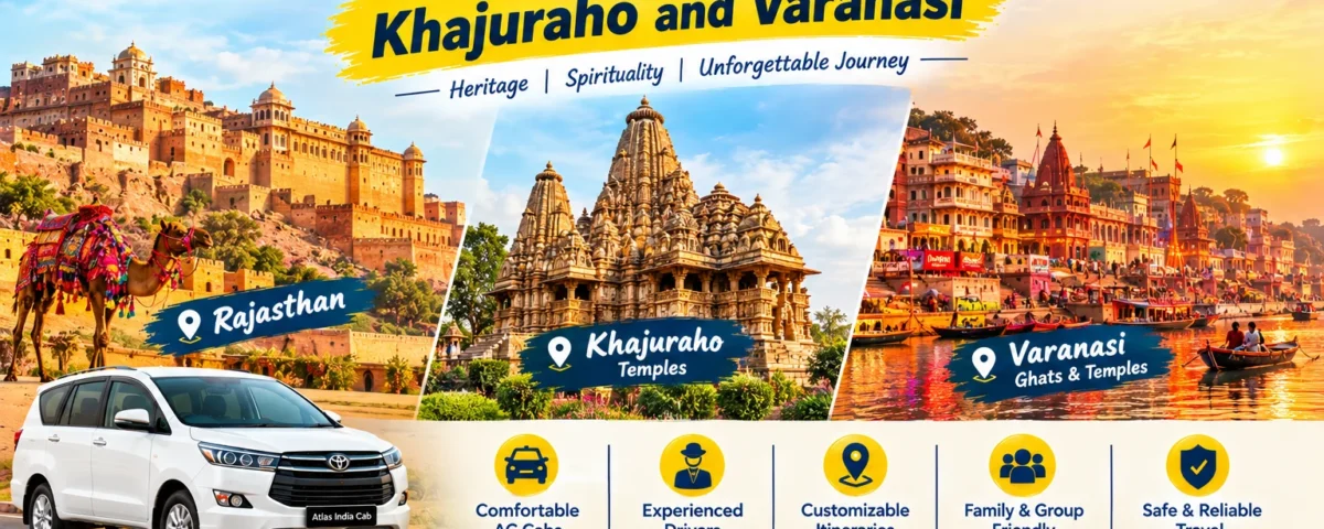 rajasthan tour with temples of khajuraho and varanasi