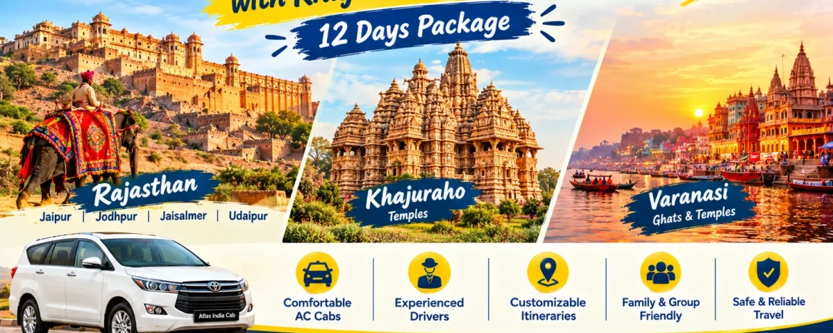 rajasthan with khajuraho and varanasi-12 days package